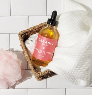 Moroccan Rose Body Oil - Organic Bath Co.