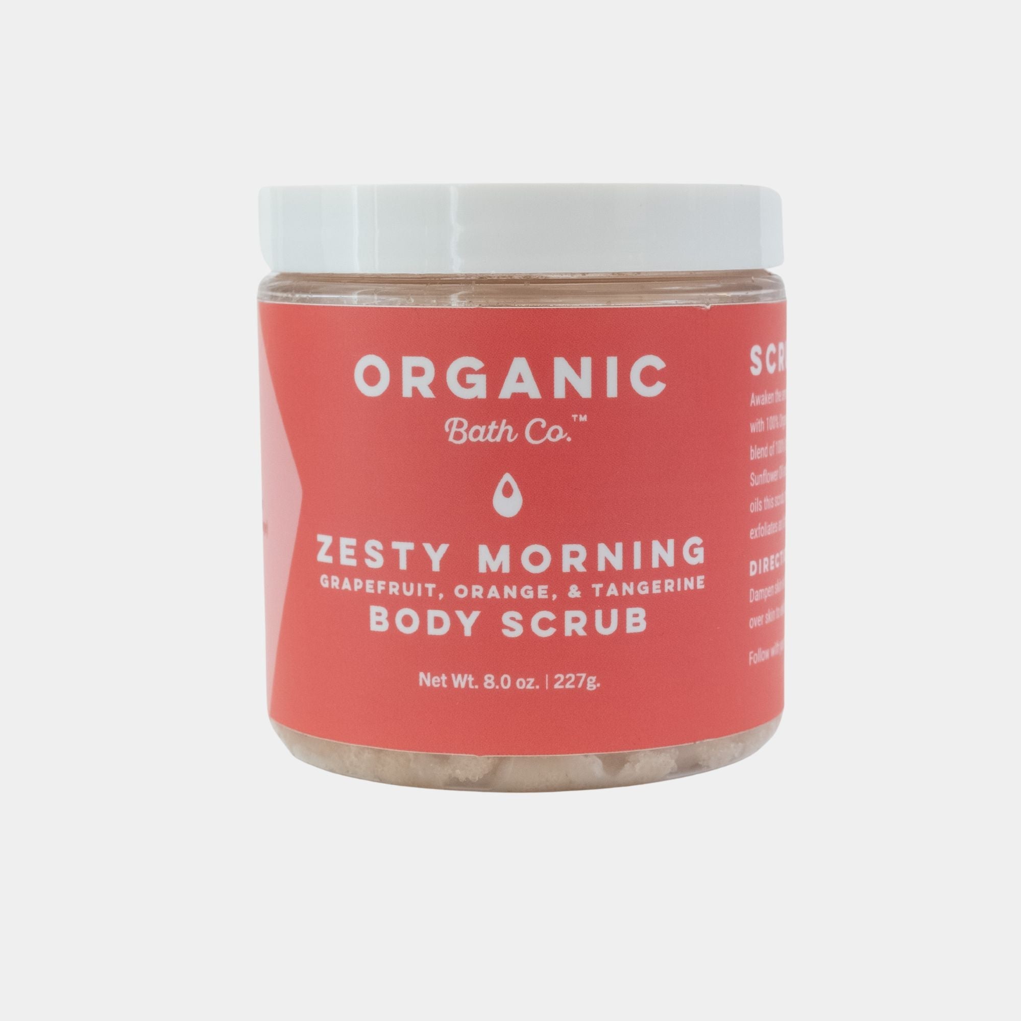 Zesty Morning Organic Body Scrub - Organic Bath Co.